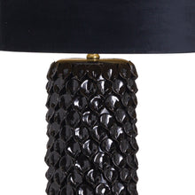 Load image into Gallery viewer, Barbro Table Lamp With Black Velvet Shade
