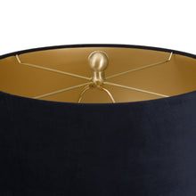 Load image into Gallery viewer, Barbro Table Lamp With Black Velvet Shade
