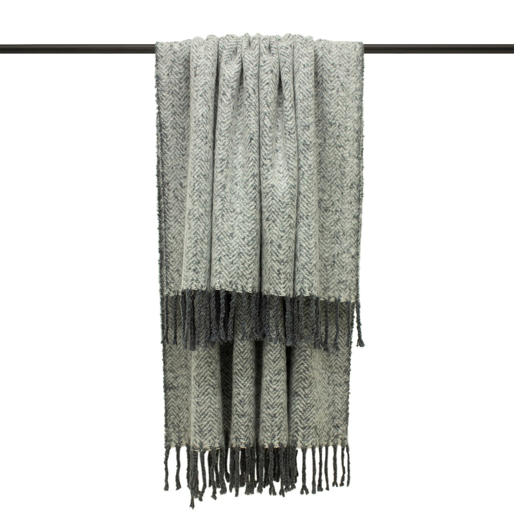 Weaver Grey Throw Blanket